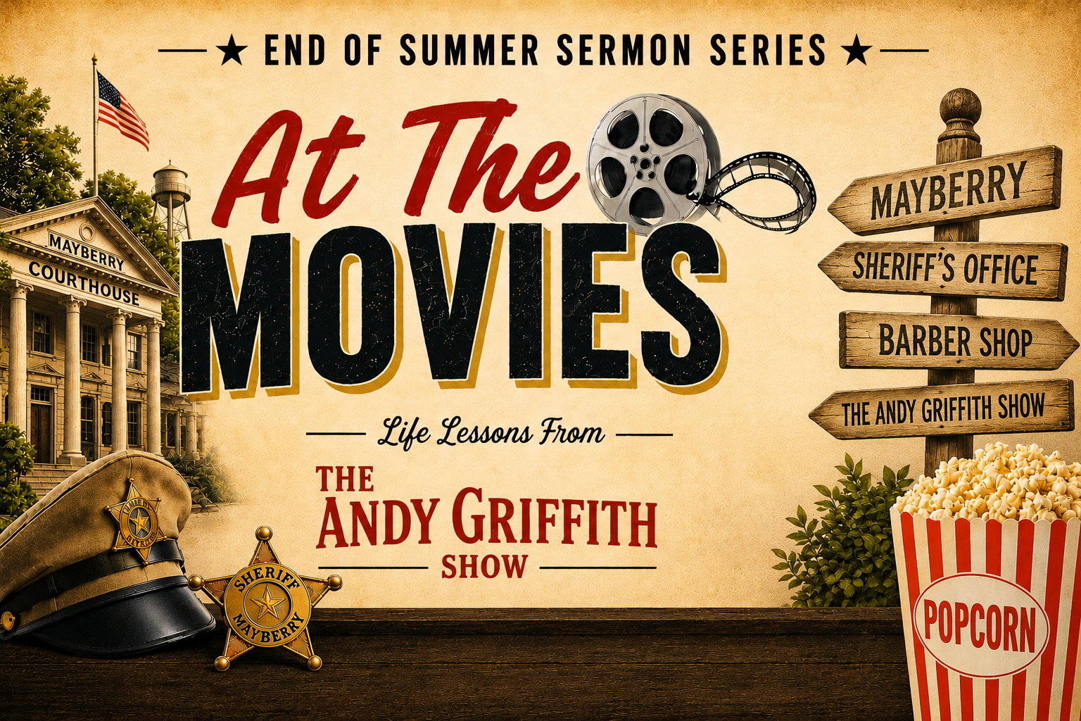 At the Movies sermon series featuring Life Lessons from The Andy Griffith Show